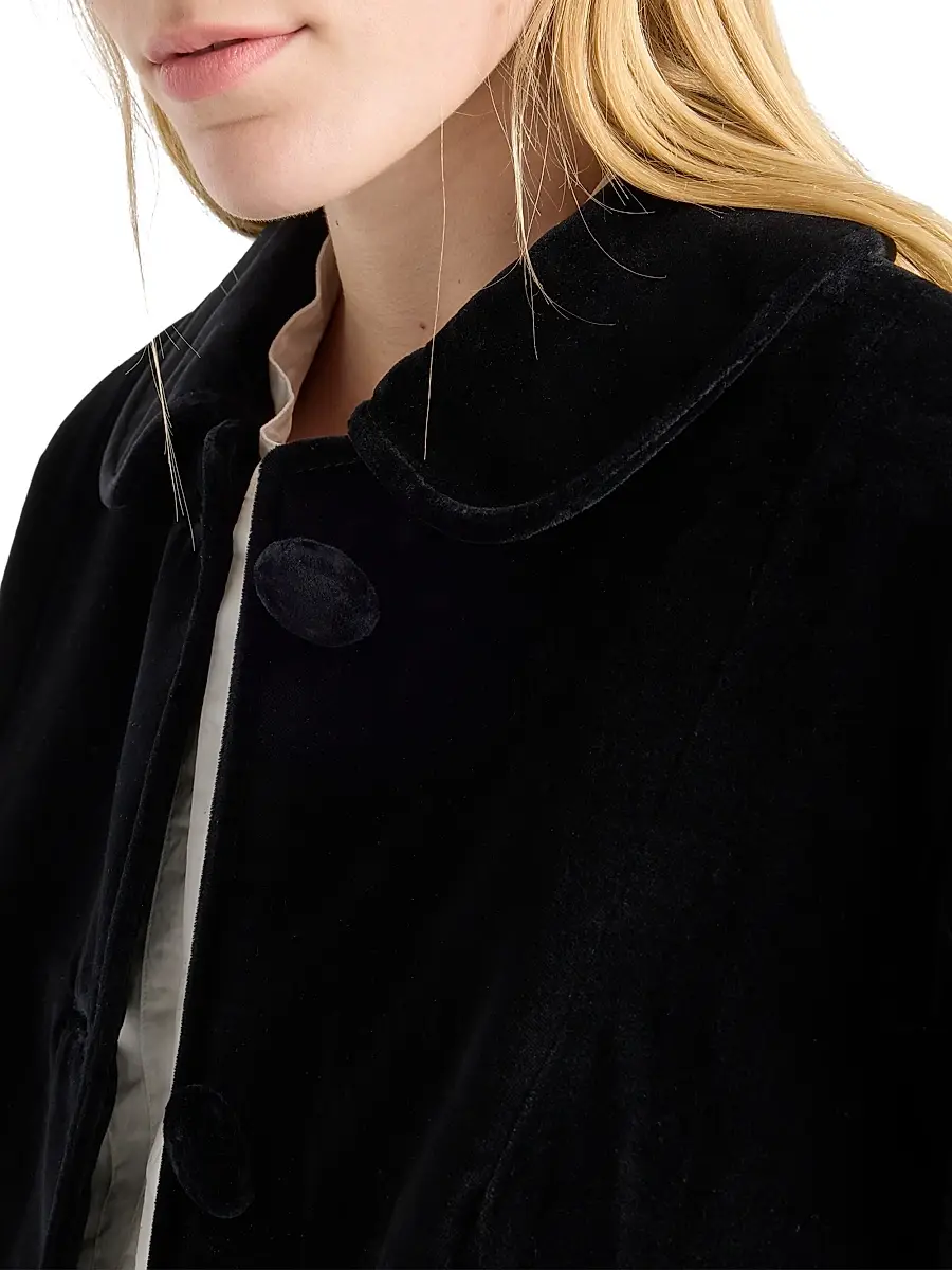 Prada Women's Single-Breasted Caban Jacket - Black | Thumbnail 5