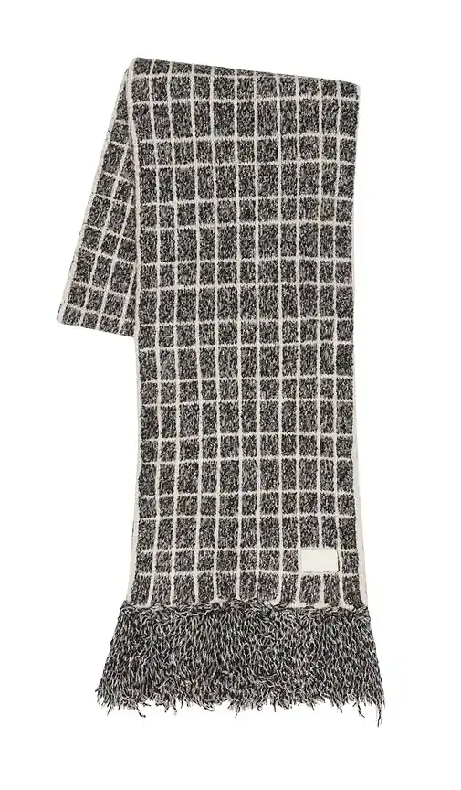 Varley Lindsey Check Knit Scarf | Thumbnail 2 Varley Lindsey Check Knit Scarf | Thumbnail 2