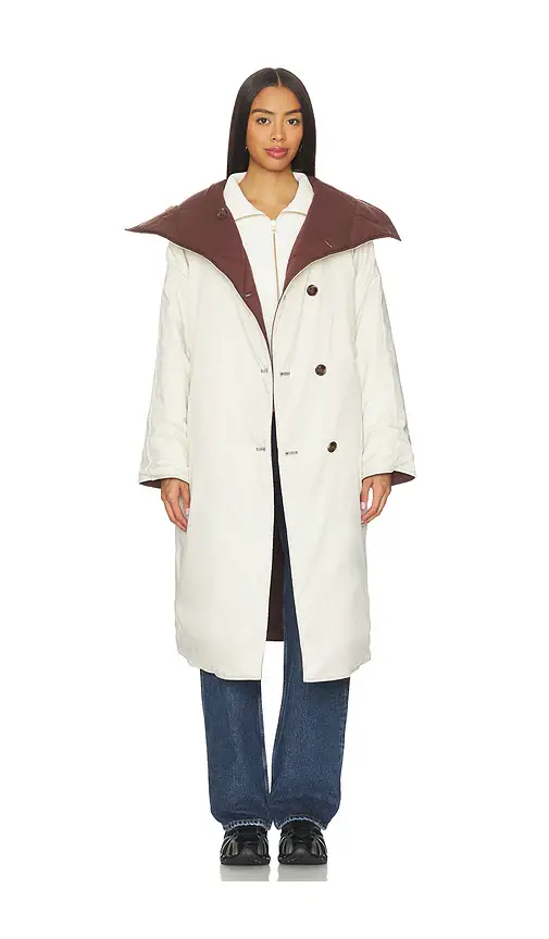 Varley Annalise Reversible Wrap Coat | Thumbnail 2 Varley Annalise Reversible Wrap Coat | Thumbnail 2
