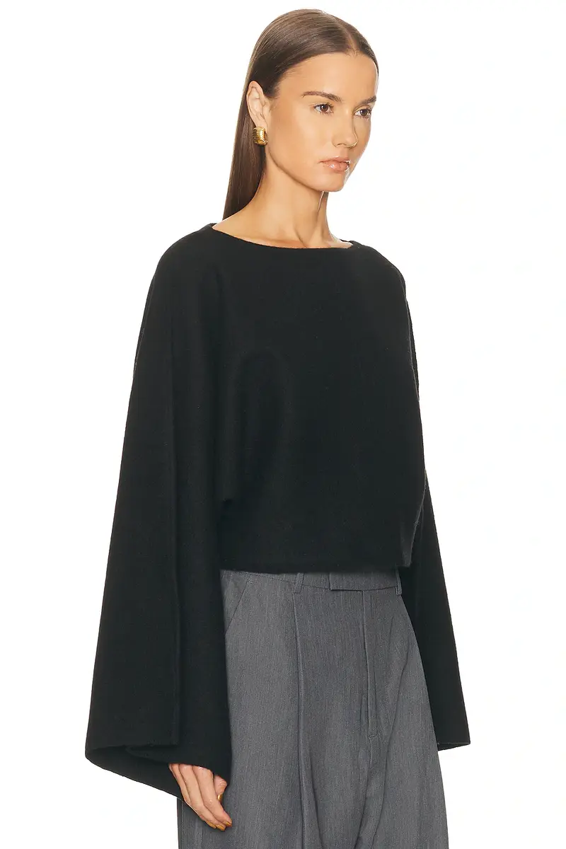 EAVES Whinnie Knit Cape | Thumbnail 4 EAVES Whinnie Knit Cape | Thumbnail 4