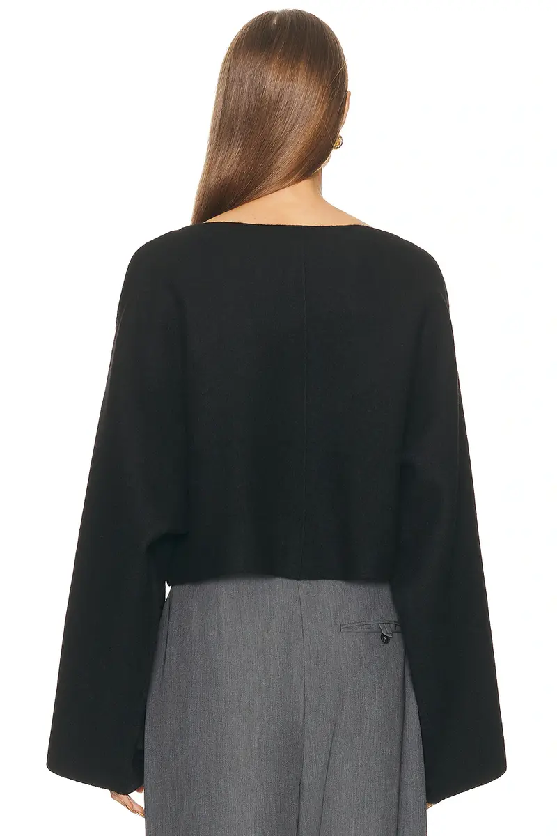 EAVES Whinnie Knit Cape | Thumbnail 5 EAVES Whinnie Knit Cape | Thumbnail 5