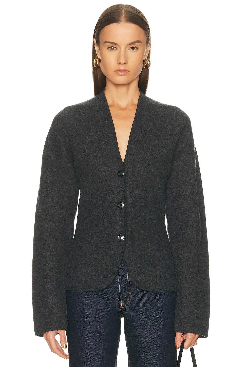 EAVES Coralai Structured Knit Blazer