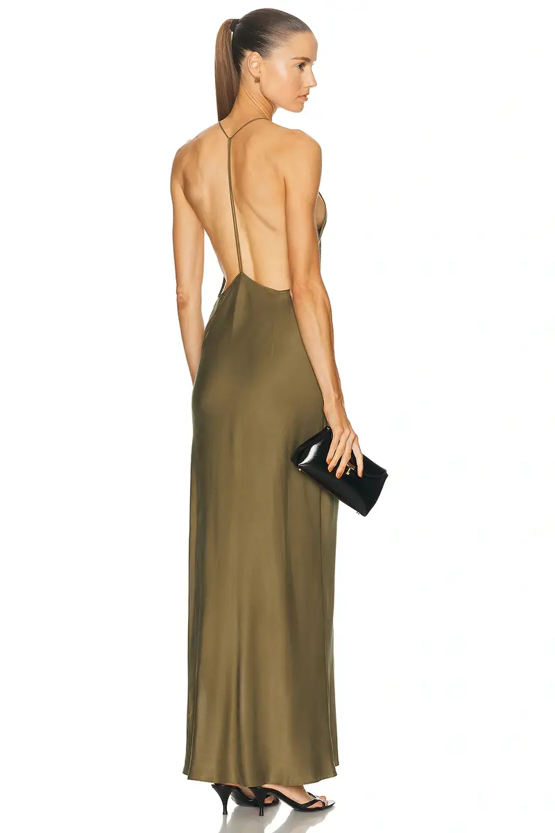 EAVES Lydia Silk Maxi Dress | Thumbnail 3 EAVES Lydia Silk Maxi Dress | Thumbnail 3