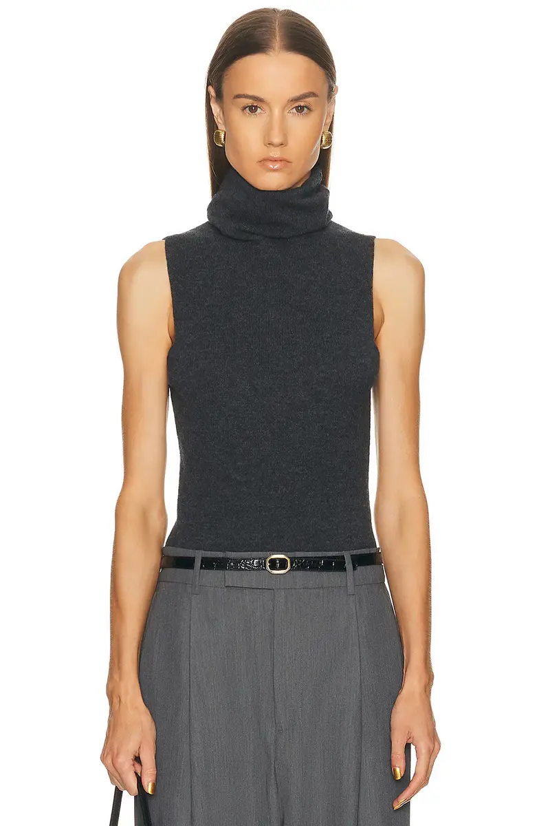 EAVES Makena Sleeveless Turtleneck | Thumbnail 3 EAVES Makena Sleeveless Turtleneck | Thumbnail 3