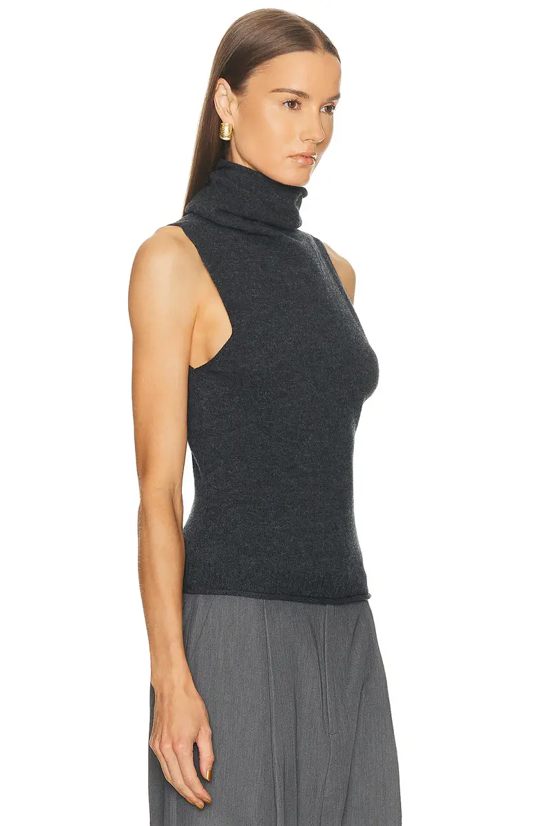 EAVES Makena Sleeveless Turtleneck | Thumbnail 4 EAVES Makena Sleeveless Turtleneck | Thumbnail 4