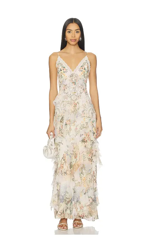 Camilla Ruffle Slip Dress