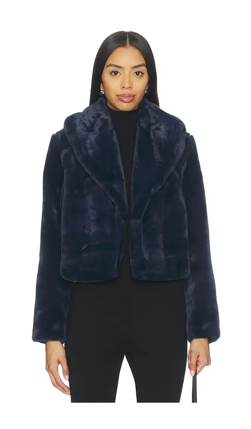 BLANKNYC Cropped Faux Fur Coat | Image 1 BLANKNYC Cropped Faux Fur Coat | Image 1