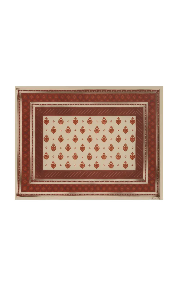 Johanna Ortiz Red Spirit Of The Rider Cotton Pareo