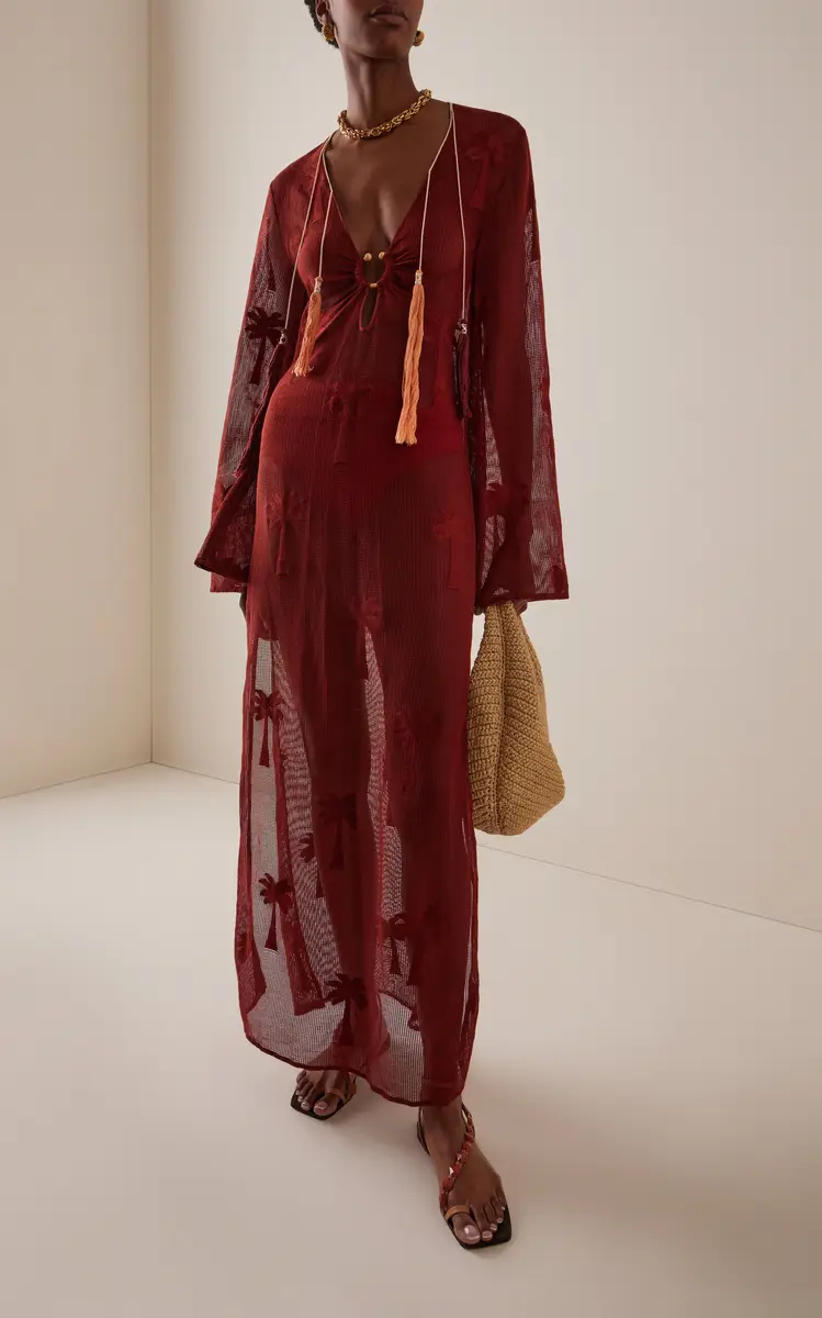 Johanna Ortiz Palm Veil Cotton Tunic | Thumbnail 2