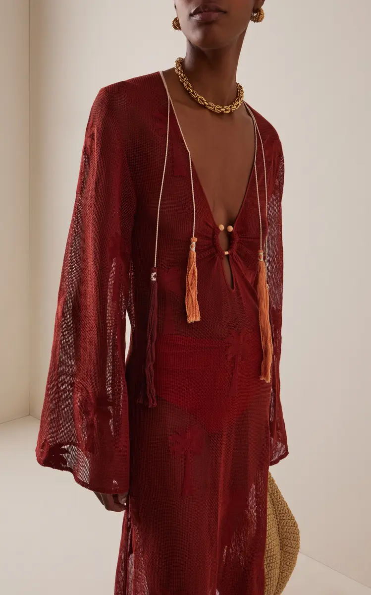Johanna Ortiz Palm Veil Cotton Tunic | Thumbnail 3