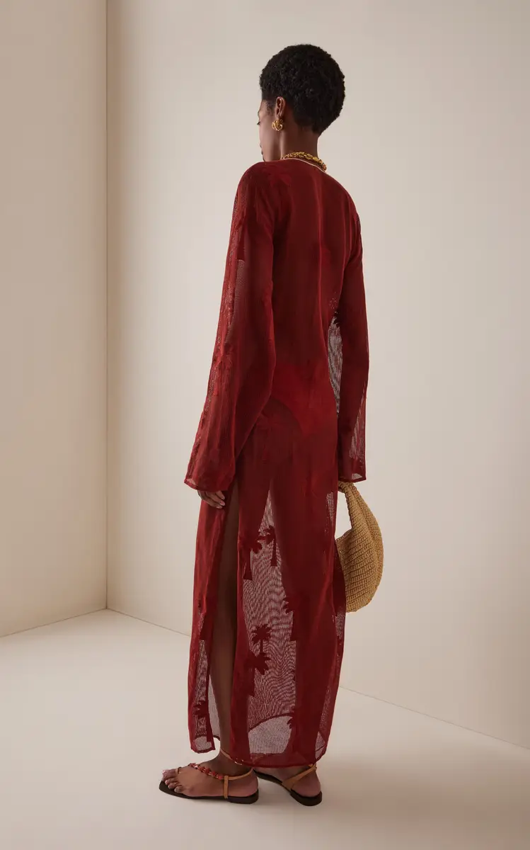 Johanna Ortiz Palm Veil Cotton Tunic | Thumbnail 4