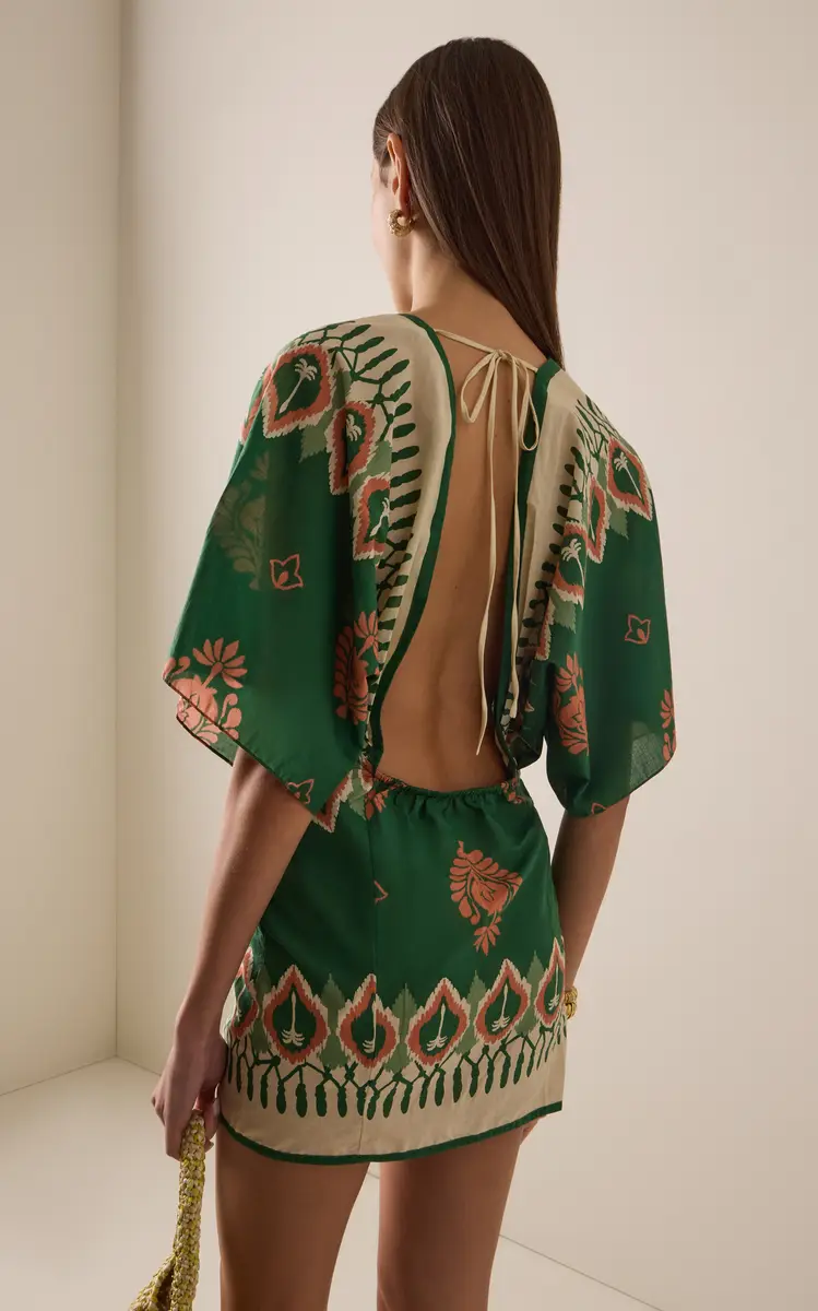 Johanna Ortiz Inundada de Color Printed Cotton Mini Dress | Thumbnail 4