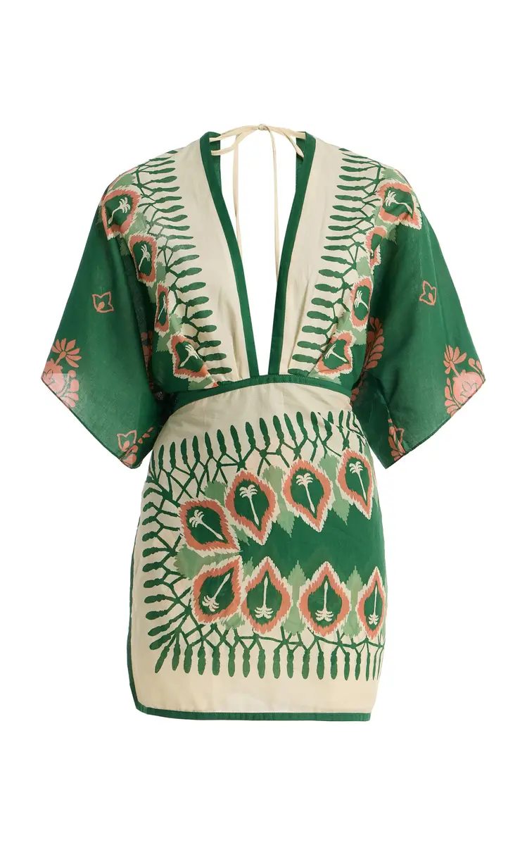 Johanna Ortiz Inundada de Color Printed Cotton Mini Dress | Image 1 Johanna Ortiz Inundada de Color Printed Cotton Mini Dress | Image 1