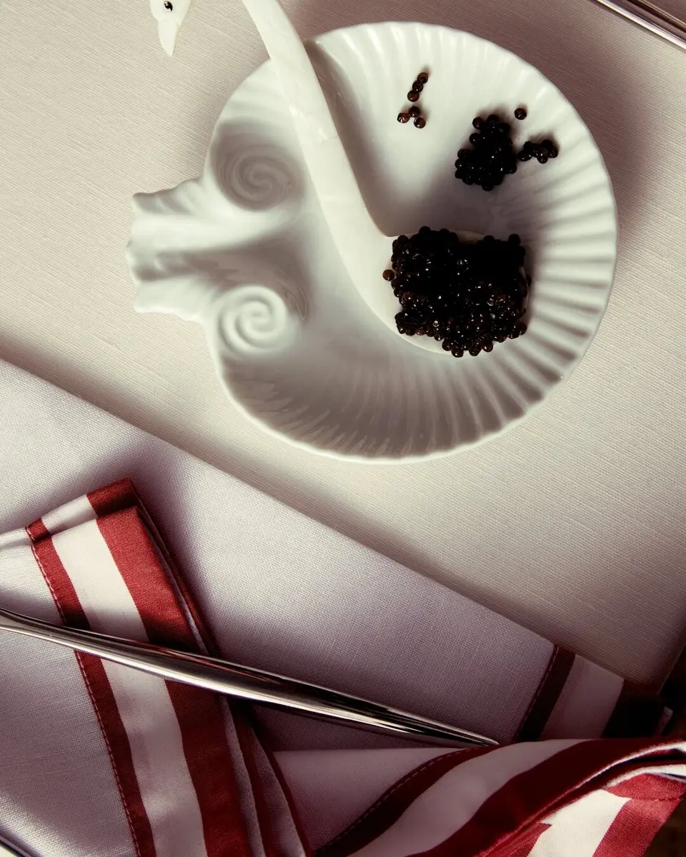 Gohar World Swan Spoon; Mother Of Pearl | Thumbnail 2
