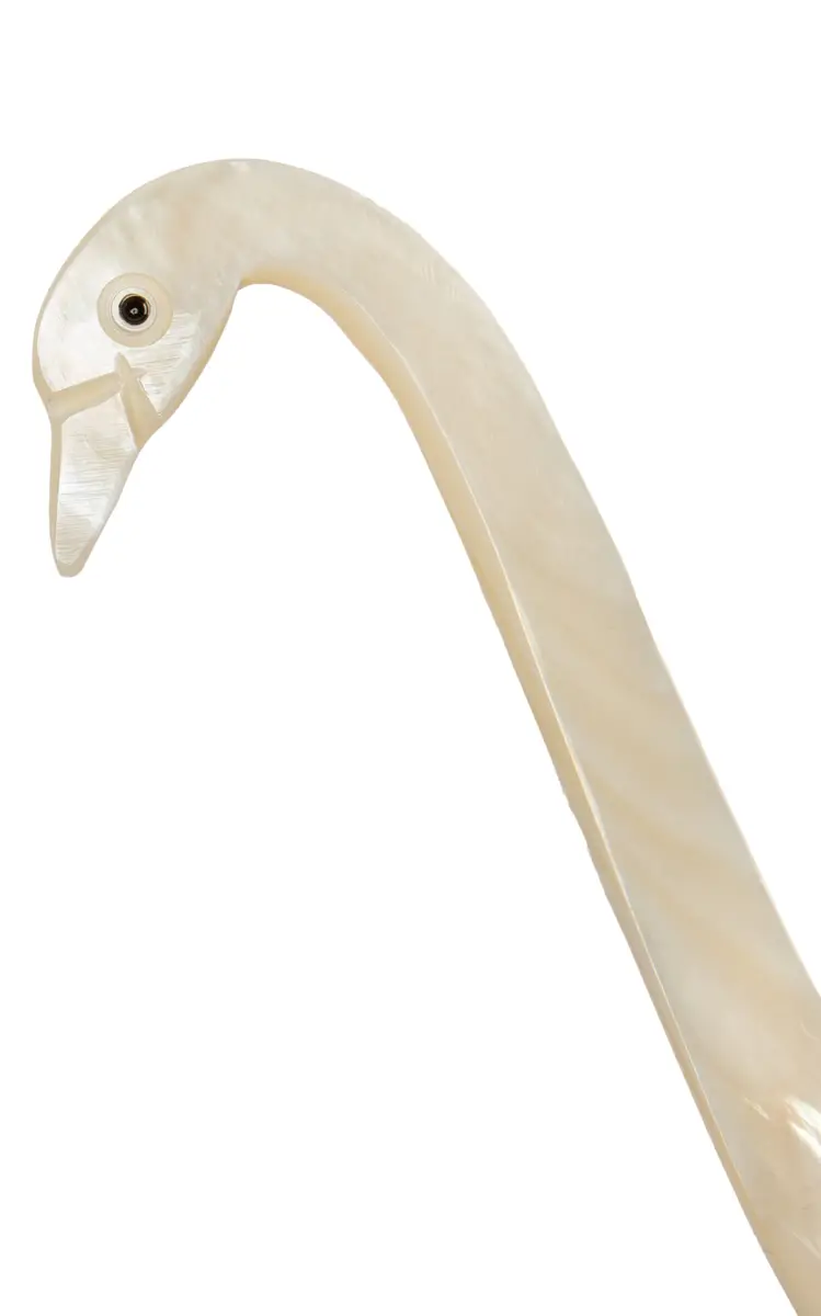 Gohar World Swan Spoon; Mother Of Pearl | Thumbnail 3