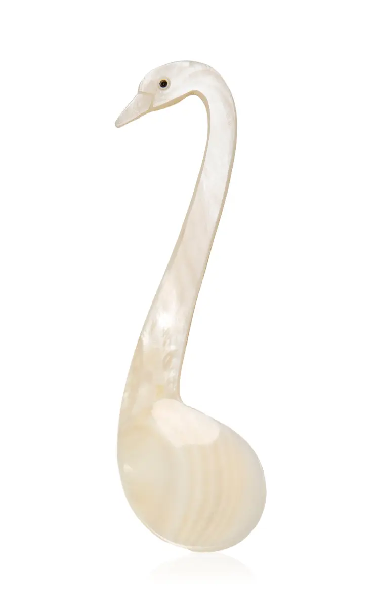 Gohar World Swan Spoon; Mother Of Pearl | Thumbnail 5