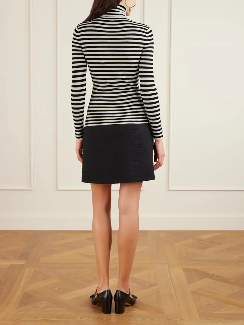 Valentino Garavani Striped Wool Turtleneck Sweater | Thumbnail 4