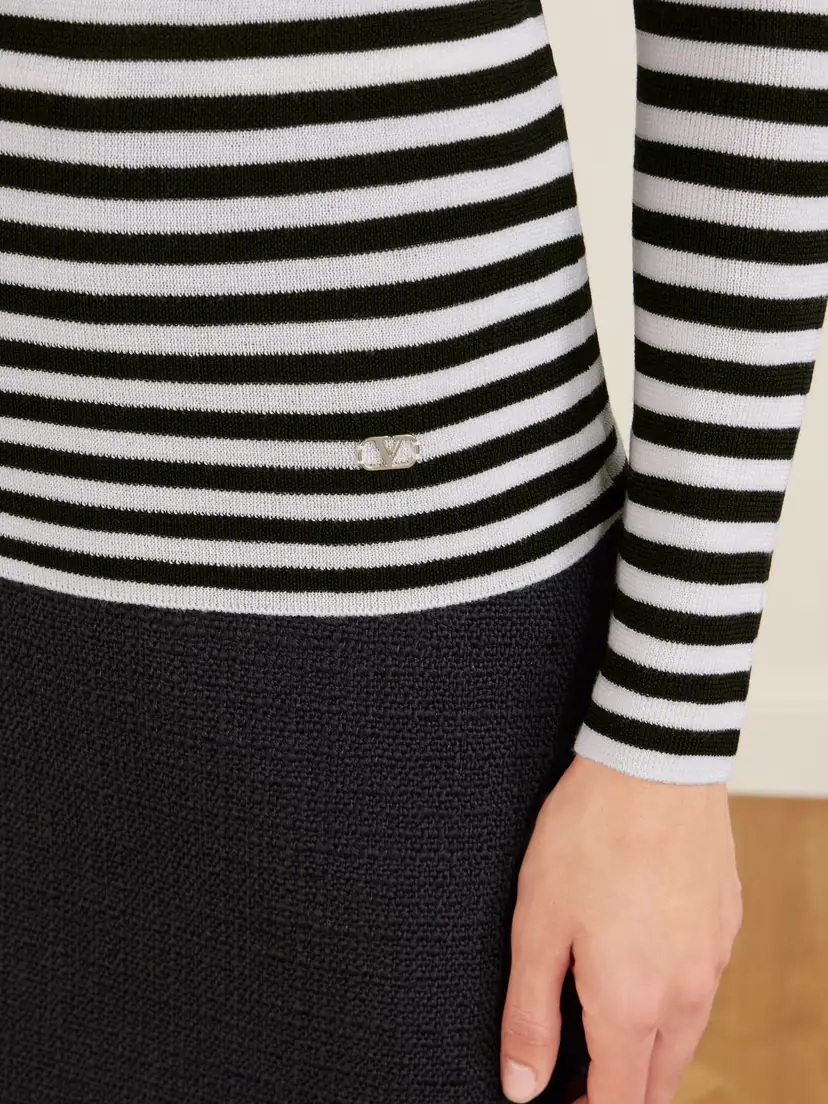 Valentino Garavani Striped Wool Turtleneck Sweater | Thumbnail 5