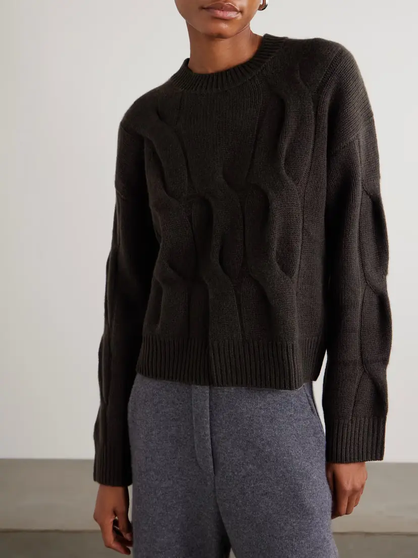 Lisa Yang Sammie Cable-knit Cashmere Sweater | Thumbnail 3 Lisa Yang Sammie Cable-knit Cashmere Sweater | Thumbnail 3
