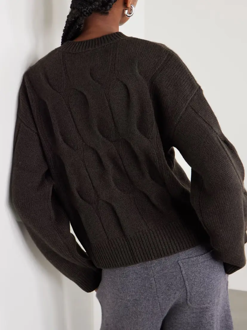 Lisa Yang Sammie Cable-knit Cashmere Sweater | Thumbnail 4 Lisa Yang Sammie Cable-knit Cashmere Sweater | Thumbnail 4