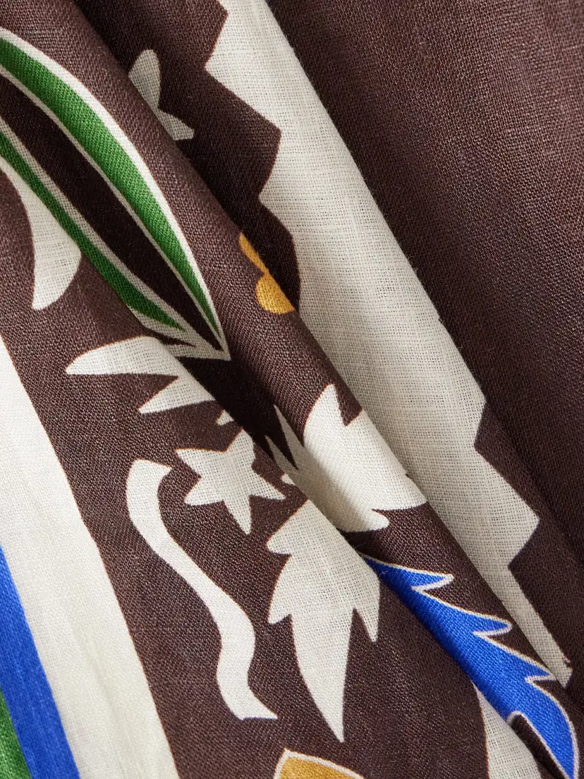 ALÉMAIS Printed Linen Wide-leg Pants | Thumbnail 5 ALÉMAIS Printed Linen Wide-leg Pants | Thumbnail 5