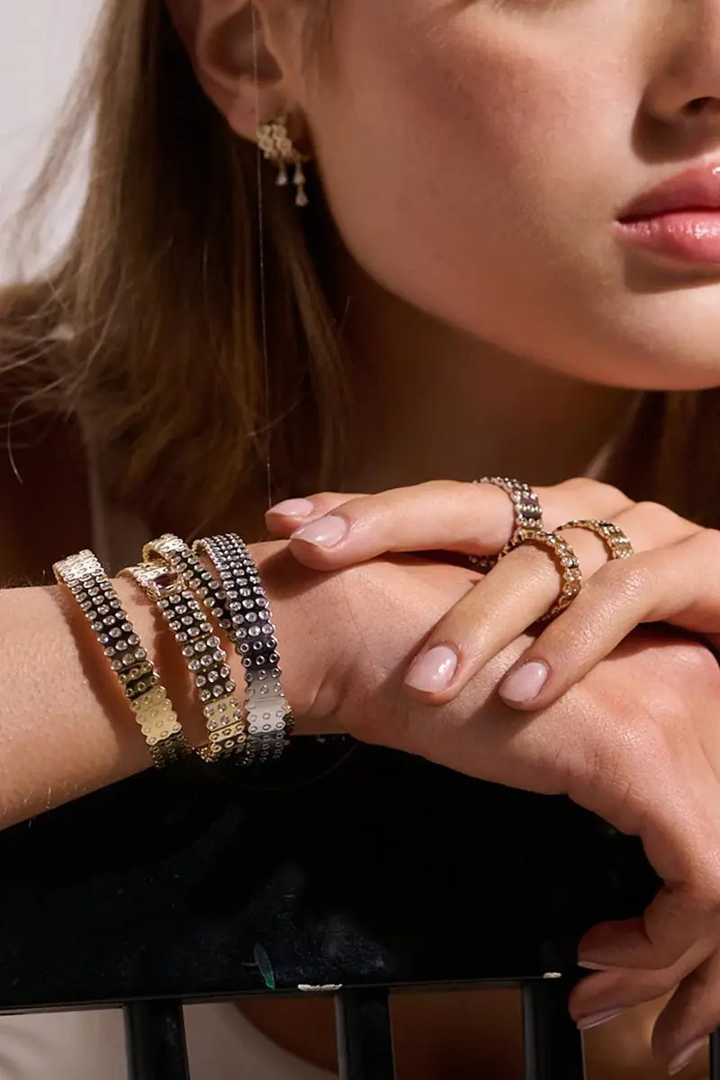 Type Jewelry Diamond Leggo 2.0 Large Bangle Bracelet | Thumbnail 2