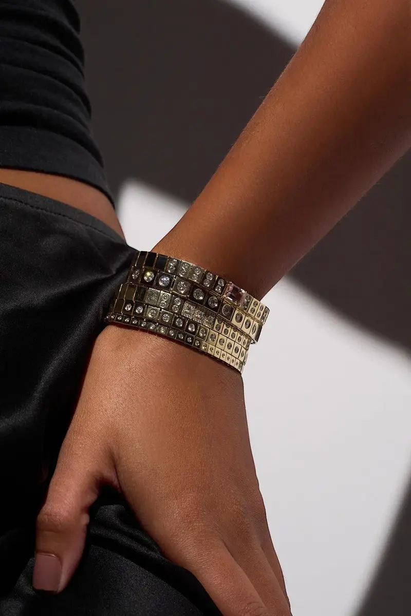 Type Jewelry Diamond Leggo Id Tennis Bracelet | Thumbnail 3
