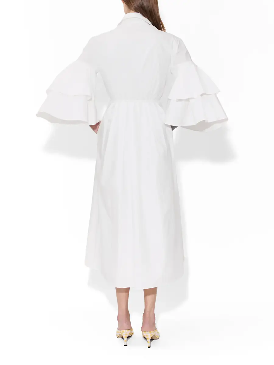 Rosie Assoulin Cotton Poplin Fiesta Shirtdress | Thumbnail 5 Rosie Assoulin Cotton Poplin Fiesta Shirtdress | Thumbnail 5