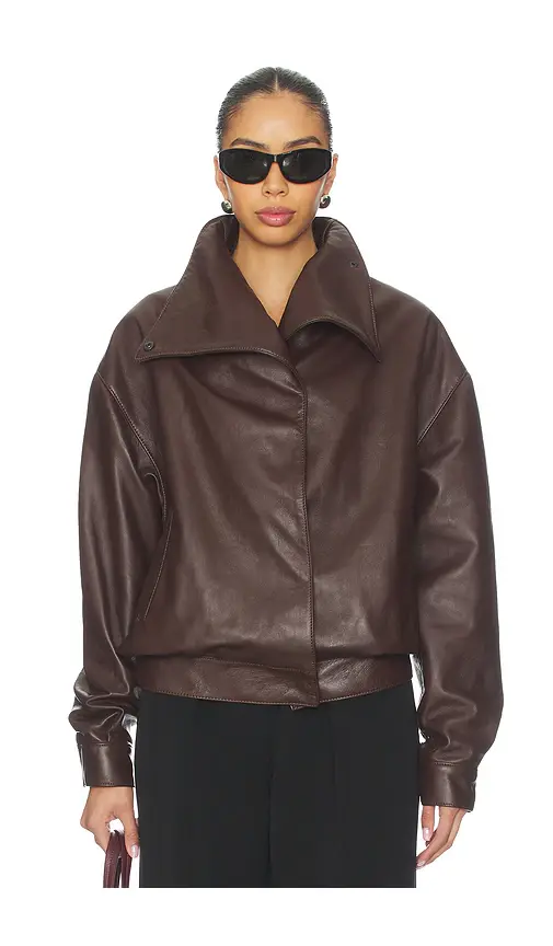 Leather Collar Jacket Leather Collar Jacket