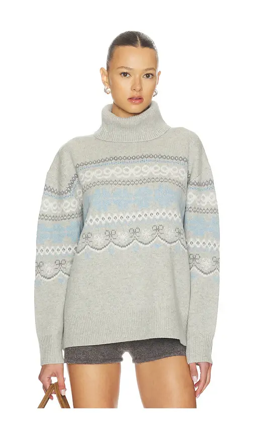 LoveShackFancy Mirin Turtleneck Sweater | Image 1 LoveShackFancy Mirin Turtleneck Sweater | Image 1
