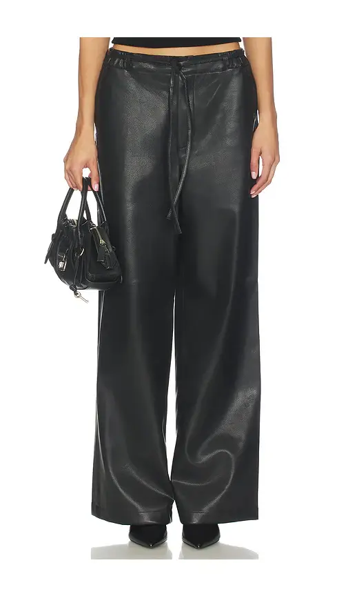 BLANKNYC Faux Leather Wide Leg Pant | Image 1 BLANKNYC Faux Leather Wide Leg Pant | Image 1