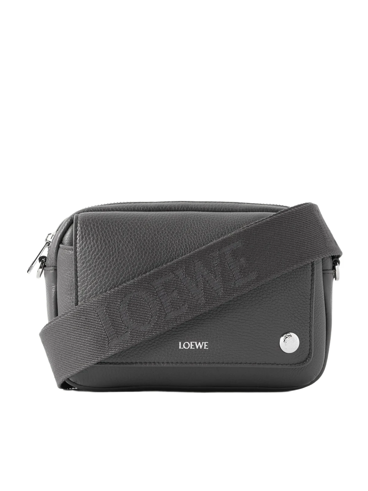 Loewe Pebble Full-Grain Leather Messenger Bag - Men