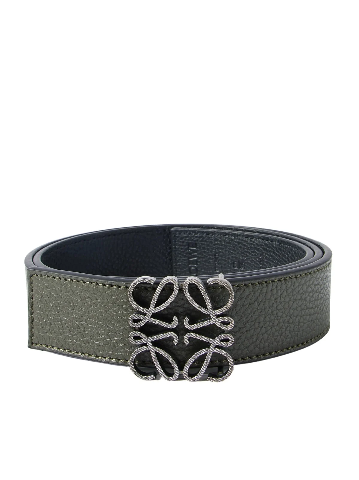 Loewe Anagram 3.5cm Reversible Leather Belt - Men
