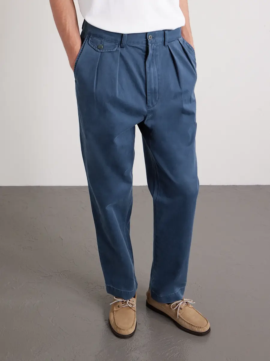 Polo Ralph Lauren Straight-Leg Cotton-Twill Trousers - Men | Thumbnail 3 Polo Ralph Lauren Straight-Leg Cotton-Twill Trousers - Men | Thumbnail 3