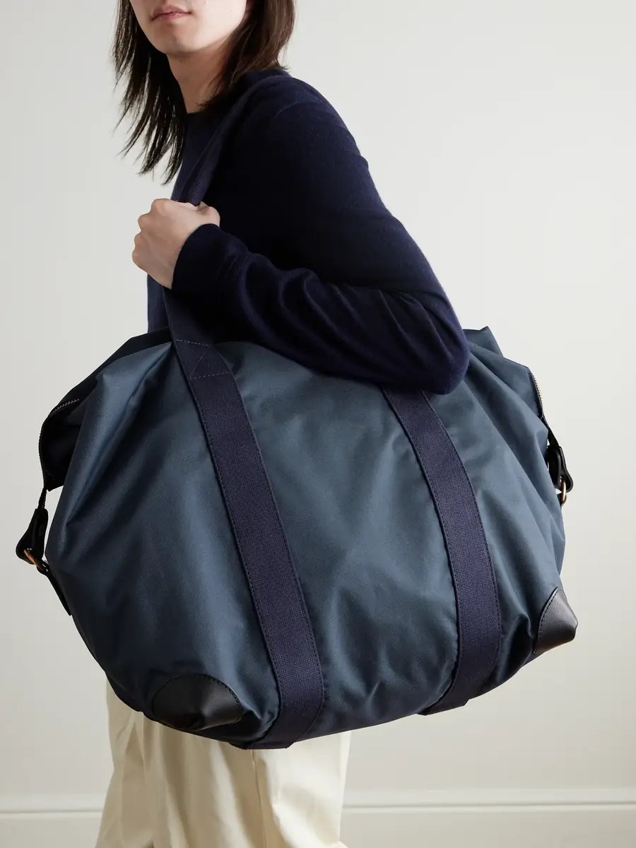 Bennett Winch Cargo Leather-Trimmed Canvas Weekend Bag - Men | Thumbnail 2