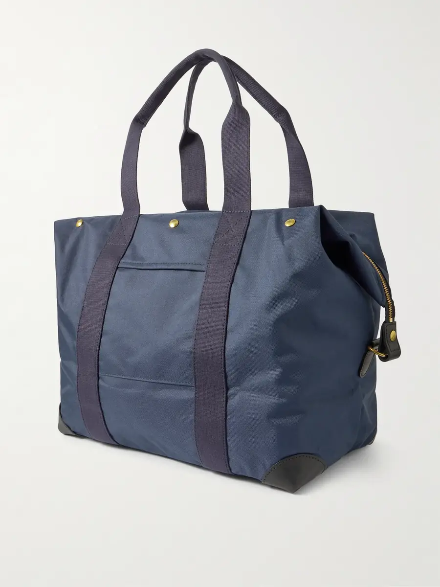 Bennett Winch Cargo Leather-Trimmed Canvas Weekend Bag - Men | Thumbnail 3
