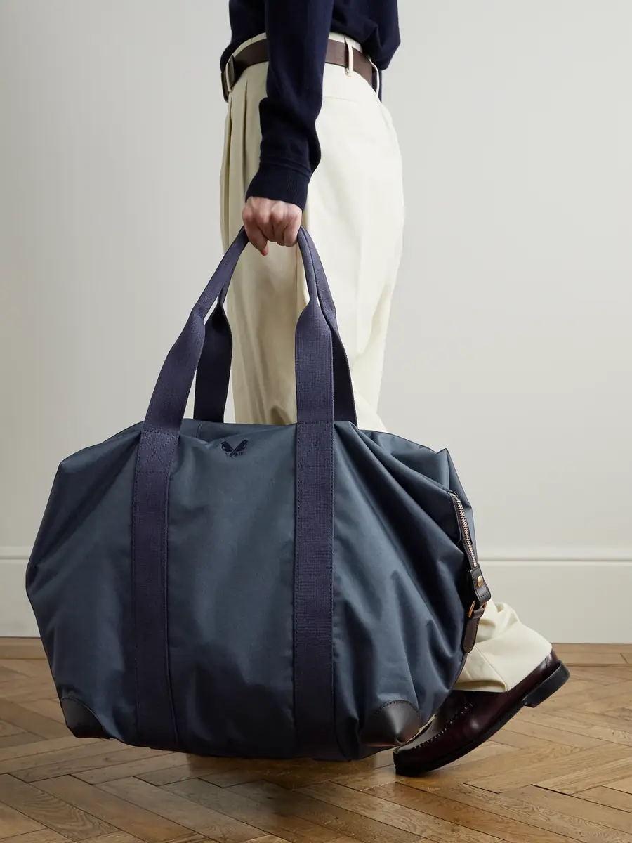 Bennett Winch Cargo Leather-Trimmed Canvas Weekend Bag - Men | Thumbnail 6