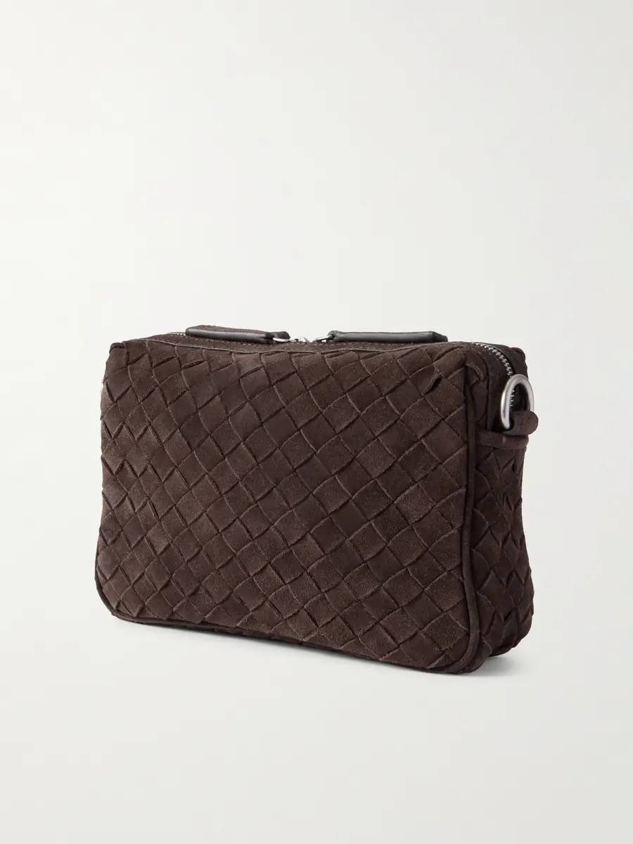 Officine Creative Woven Suede Messenger Bag - Men | Thumbnail 3 Officine Creative Woven Suede Messenger Bag - Men | Thumbnail 3