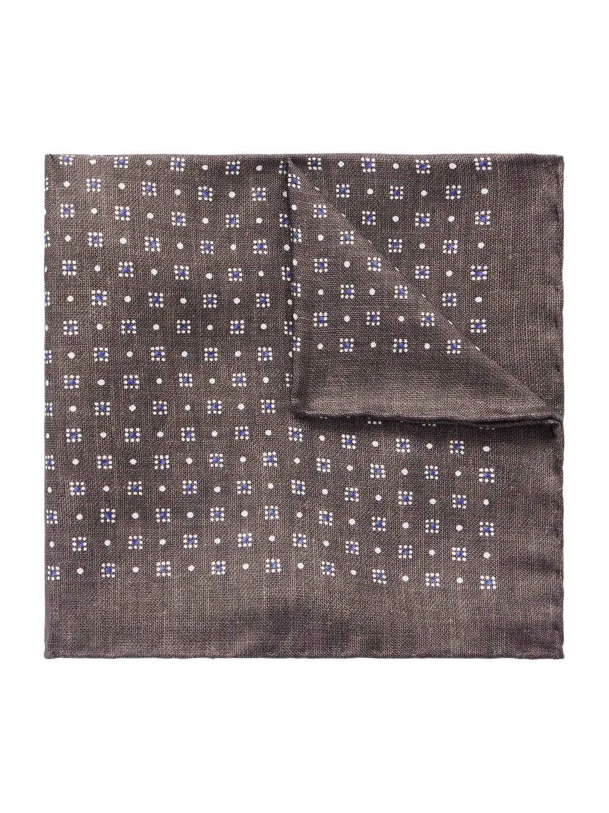 Brunello Cucinelli Printed Silk Pocket Square - Men