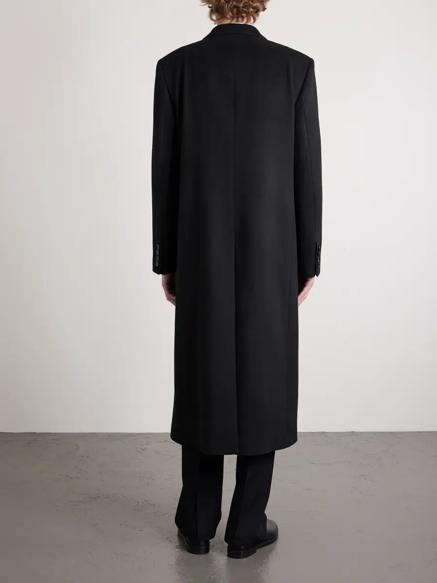 Valentino Garavani Double-Breasted Virgin Wool Coat - Men | Thumbnail 4 Valentino Garavani Double-Breasted Virgin Wool Coat - Men | Thumbnail 4