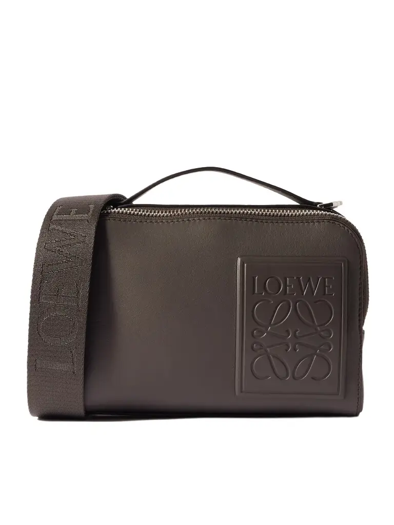 Loewe Camera Mini Logo-Appliquéd Leather Messenger Bag - Men | Image 1 Loewe Camera Mini Logo-Appliquéd Leather Messenger Bag - Men | Image 1