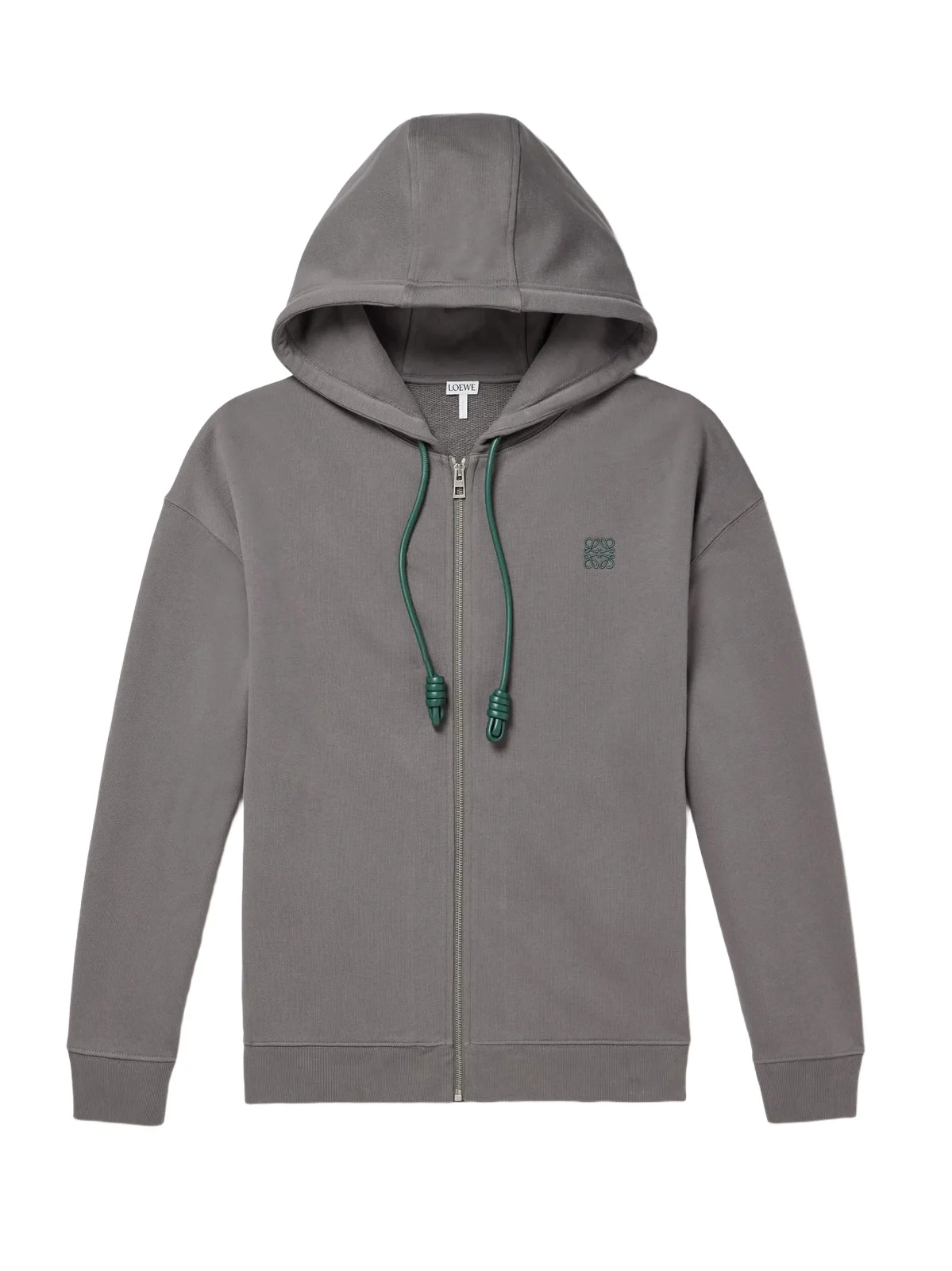 Loewe Anagram-Embroidered Cotton-Jersey Zip-Up Hoodie - Men