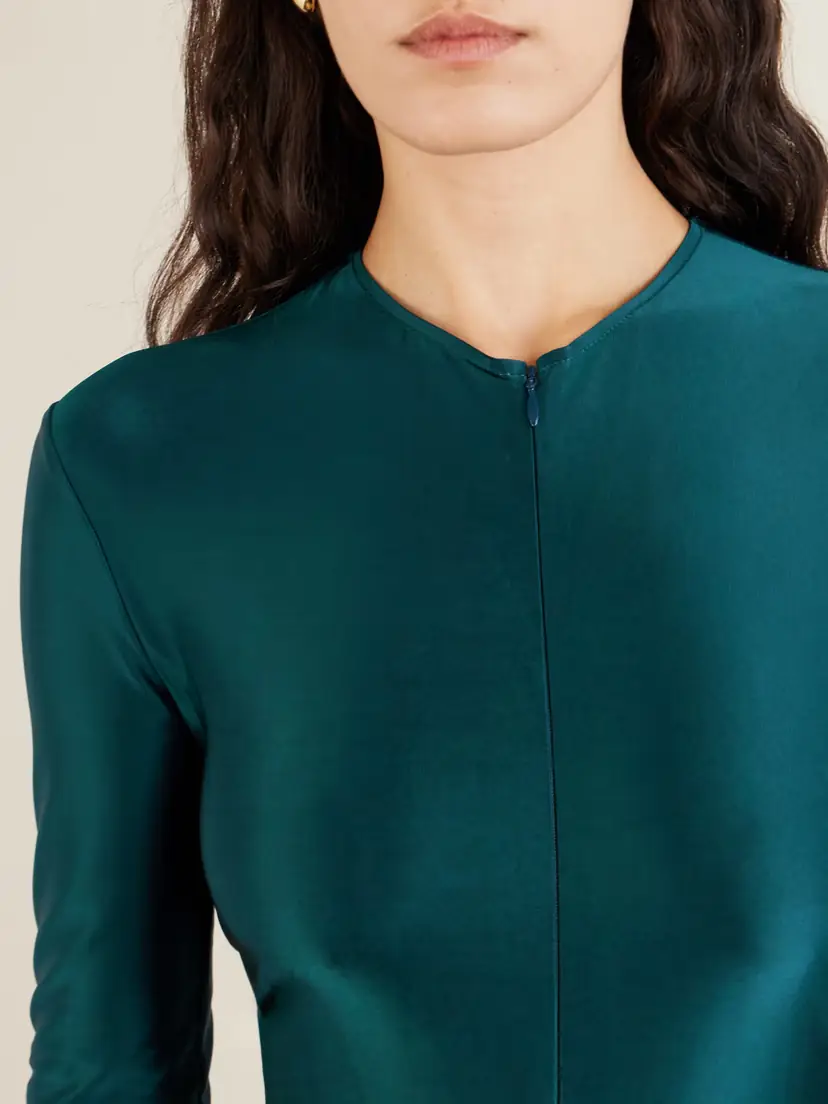 Victoria Beckham Gathered Satin Gown | Thumbnail 4