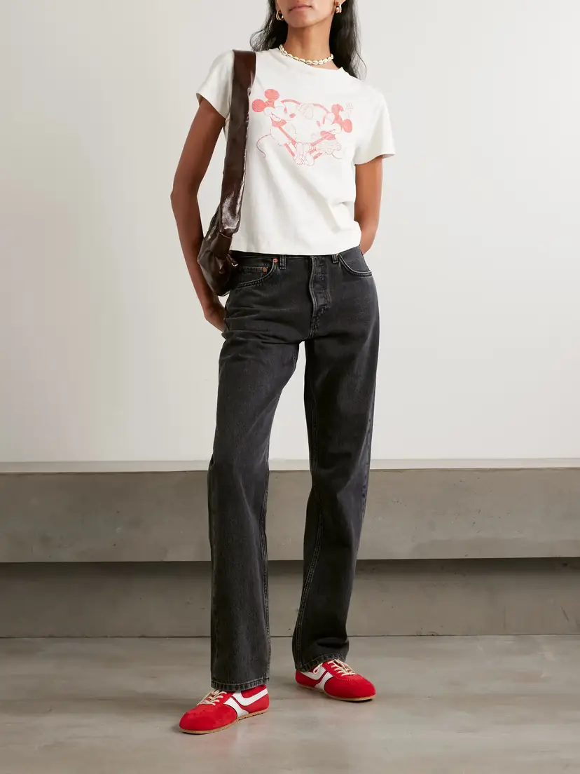 RE/DONE 90s High-rise Straight-leg Organic And Recycled Jeans | Thumbnail 2