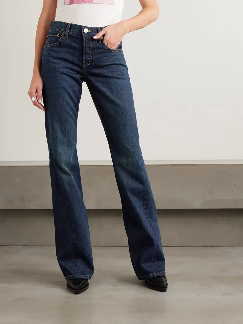RE/DONE Twisted Mid-rise Bootcut Jeans | Thumbnail 4