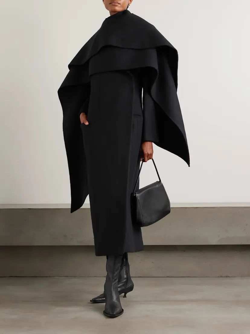 Calvin Klein Collection Freya Wool And Silk-blend Coat | Thumbnail 2 Calvin Klein Collection Freya Wool And Silk-blend Coat | Thumbnail 2