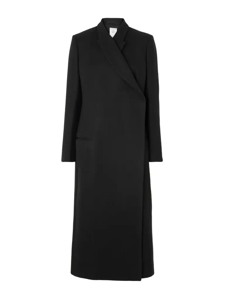 Calvin Klein Collection Freya Wool And Silk-blend Coat | Thumbnail 1 Calvin Klein Collection Freya Wool And Silk-blend Coat | Thumbnail 1