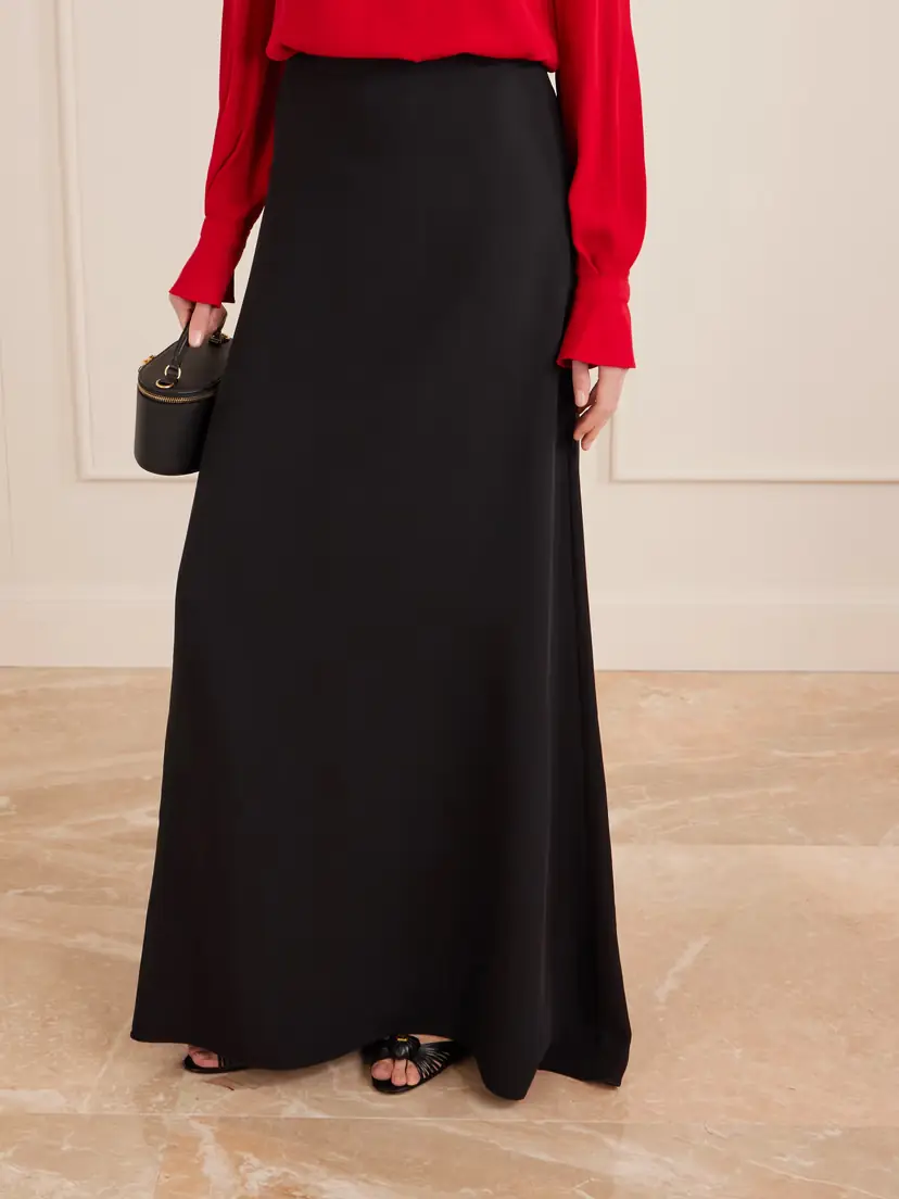 Valentino Garavani Silk-cady Maxi Skirt | Thumbnail 3 Valentino Garavani Silk-cady Maxi Skirt | Thumbnail 3