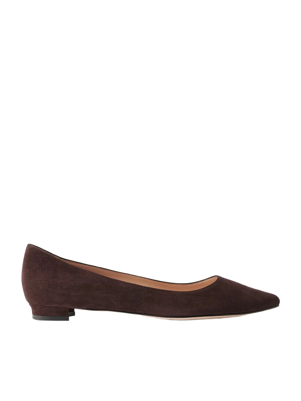 Manolo Blahnik Bb Suede Ballet Flats