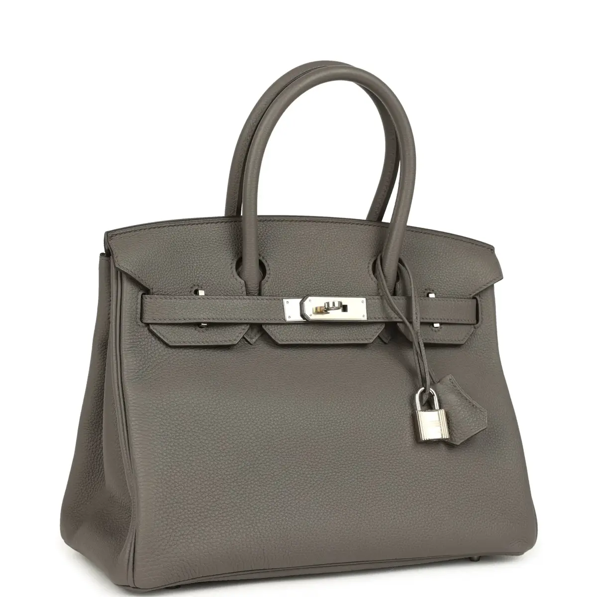 HERMÈS Hermes Birkin 30 Etain Togo Palladium Hardware | Thumbnail 2 HERMÈS Hermes Birkin 30 Etain Togo Palladium Hardware | Thumbnail 2